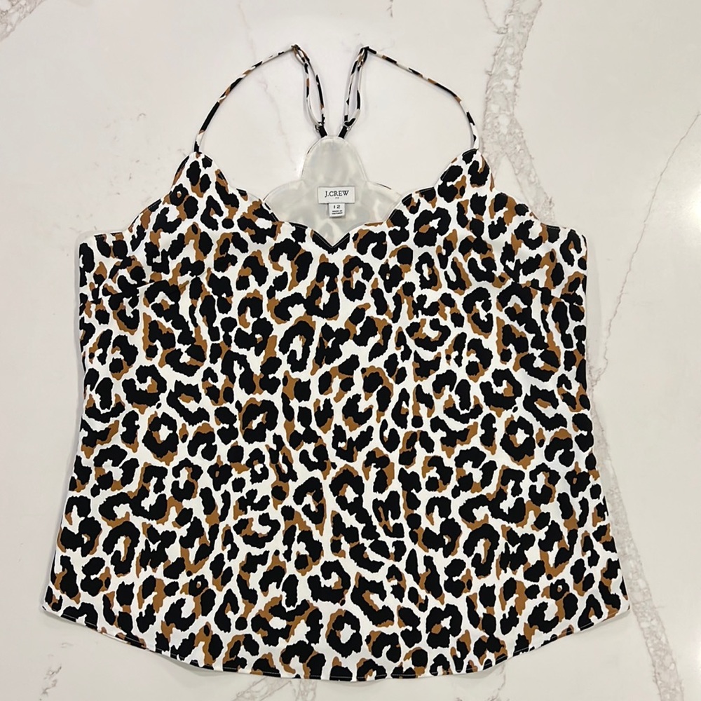 JCrew Scalloped Tank